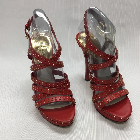 Michael Kors Exciting Red Heels - Picture 2 of 9